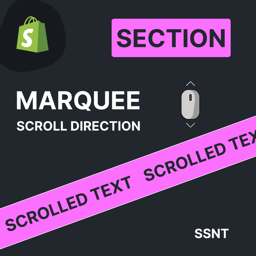 How To Add a Marquee Section in Shopify