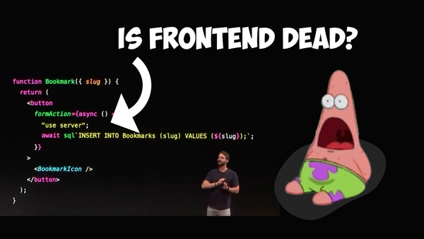 Is Frontend dead? Briefly about Next.js 14